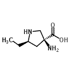 CAS#: 683743-06-8, (3S,5R)-3-Amino-5-ethyl-3-pyrrolidinecarboxylic acid