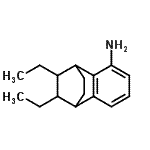CAS#: 683776-18-3, 9,10-Diethyltricyclo[6.2.2.0<sup>2,7</sup>]dodeca-2,4,6-trien-3-amine