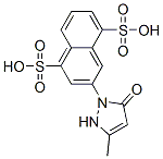 CAS 登录号：6838-01-3， 3-(3-甲基-5-氧代-2H-吡唑-1(5H)-基)萘-1,5-二磺酸