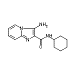CAS#: 683810-10-8, 3-Amino-N-cyclohexylimidazo[1,2-a]pyridine-2-carboxamide