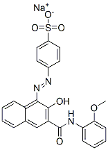 CAS#: 68399-96-2, Sodium 4-[[2-Hydroxy-3-[(2-Methoxyphenyl)Carbamoyl]-1-Naphthyl]Azo]Benzenesulphonate
