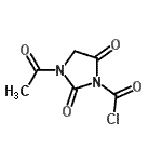 CAS 登录号：68471-53-4， 3-乙酰基-2,5-二氧代-1-咪唑烷羰基氯化物