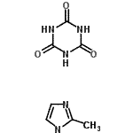CAS#: 68490-68-6, 1,3,5-Triazinane-2,4,6-trione - 2-methyl-1H-imidazole (1:1)