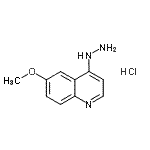 CAS#: 68500-39-0, 4-Hydrazino-6-methoxyquinoline hydrochloride (1:1)