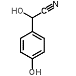 CAS#: 6851-36-1, Hydroxy(4-Hydroxyphenyl)Acetonitrile