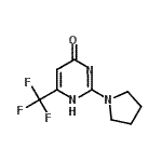 CAS#: 685113-04-6, 2-(1-Pyrrolidinyl)-6-(trifluoromethyl)-4(1H)-pyrimidinone