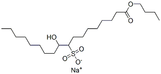 CAS 登录号：68516-72-3， 1-丁基10-羟基-9-磺酸基硬脂酸钠
