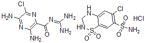 CAS 登录号：68529-45-3， 阿米洛利与氢氯噻嗪混合物