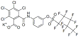 CAS#: 68541-02-6, Potassium 2,3,4,5-Tetrachloro-6-[[[3-[[(Undecafluoropentyl)Sulphonyl]Oxy]Phenyl]Amino]Carbonyl]Benzoate