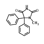 CAS#: 6859-11-6, 1-Methyl-5,5-Diphenyl-2,4-Imidazolidinedione