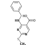 CAS 登录号：686267-34-5， 4-(苄基氨基)-2-(甲硫基)-5-嘧啶羧酸
