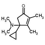 CAS#: 686352-77-2, 4-Cyclopropyl-4-(dimethylamino)-2,3-dimethyl-2-cyclopenten-1-one