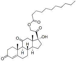CAS#: 6865-15-2, 17,21-Dihydroxypregn-4-Ene-3,11,20-Trione 21-Undecanoate
