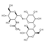 CAS#: 68665-69-0, 2-Acetamido-2-deoxy-beta-D-glucopyranosyl-(1->6)-(2xi)-beta-D-lyxo-hexopyranosyl-(1->4)-D-glucopyranose