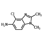 CAS#: 686747-26-2, 4-Chloro-1,2-dimethyl-1H-benzimidazol-5-amine