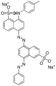 CAS#: 68683-27-2, 8-[(4-Methylphenyl)Amino]-5-[[4-(Phenylazo)-6-Sulfo-1-Naphthalenyl]Azo]-1-Naphthalenesulfonic Acid Disodium Salt
