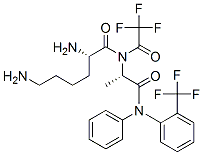 CAS 登录号：68739-25-3， N2-(三氟乙酰基)-L-赖氨酰-N-(4-(三氟甲基)苯基)-L-丙氨酰胺