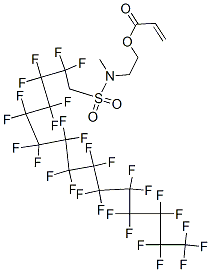 CAS#: 68758-55-4, 2-(N-(1,1-Dihydroperfluoropentadecylsulfonyl)-N-methylamino)ethyl acrylate