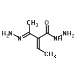 CAS#: 68761-37-5, (2Z)-2-[(1E)-Ethanehydrazonoyl]-2-butenehydrazide