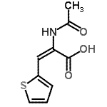 CAS 登录号：68762-59-4， (2E)-2-乙酰氨基-3-(2-噻吩基)丙烯酸