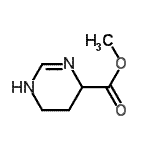 CAS#: 687989-68-0, Methyl 1,4,5,6-tetrahydro-4-pyrimidinecarboxylate