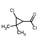 CAS 登录号：68803-98-5， 3-氯-2,2-二甲基环丙烷甲酰氯