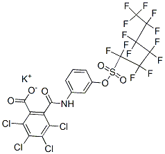 CAS#: 68815-72-5, Potassium 2,3,4,5-Tetrachloro-6-[[[3-[[(Tridecafluorohexyl)Sulphonyl]Oxy]Phenyl]Amino]Carbonyl]Benzoate