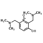 CAS#: 688728-28-1, 2,6-Bis[(dimethylamino)methyl]-3-pyridinol 1-oxide