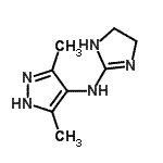 CAS#: 688729-33-1, N-(4,5-Dihydro-1H-imidazol-2-yl)-3,5-dimethyl-1H-pyrazol-4-amine