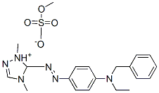 CAS#: 68877-61-2, 5-[[4-[Benzylethylamino]Phenyl]Azo]-1,4-Dimethyl-1H-1,2,4-Triazolium Methyl Sulphate
