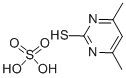 CAS 登录号：68901-13-3， 4,6-二甲基-2-硫代-(1H)-嘧啶二基鎓硫酸盐