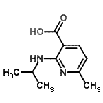 CAS 登录号：689163-65-3， 2-(异丙基氨基)-6-甲基烟酸
