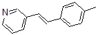 CAS#: 6892-33-7, (E)-3-(2-(4-Methylphenyl)Ethenylpyridine