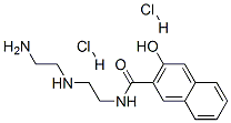 CAS 登录号：68921-73-3， N-[2-[(2-氨基乙基)氨基]乙基]-3-羟基萘-2-甲酰胺二盐酸盐