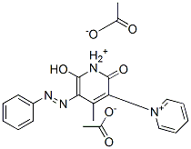 CAS#: 68922-24-7, 1',2'-Dihydro-6'-Hydroxy-4'-Methyl-2'-Oxo-5'-(Phenylazo)-1,3'-Bipyridinium Acetate