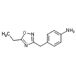 CAS#: 689251-51-2, 4-[(5-Ethyl-1,2,4-oxadiazol-3-yl)methyl]aniline