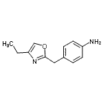 CAS#: 689251-67-0, 4-[(4-Ethyl-1,3-oxazol-2-yl)methyl]aniline