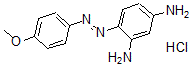CAS#: 68936-13-0, 4-[2-(4-Methoxyphenyl)Diazenyl]-1,3-Benzenediamine Hydrochloride (1:1)