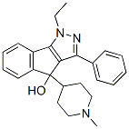 CAS#: 68946-07-6, 1,4-Dihydro-1-Ethyl-4-(1-Methyl-4-Piperidyl)-3-Phenylindeno[1,2-c]Pyrazol-4-Ol