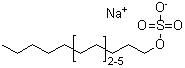 CAS#: 68955-19-1, Sulfuric Acid Mono-C12-18-Alkyl Esters Sodium Salts