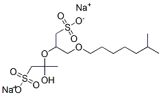 CAS 登录号：68958-55-4， 2-羟基-2-[1-[(6-甲基庚氧基)甲基]-2-磺基乙氧基]-1-丙烷磺酸二钠盐