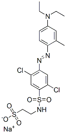 CAS#: 68959-16-0, Sodium 2-[[[2,5-Dichloro-4-[[4-(Diethylamino)-2-Methylphenyl]Azo]Phenyl]Sulphonyl]Amino]Ethanesulphonate