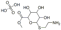 CAS 登录号：68996-09-8， 6-(2-氨基乙基硫基)-3,4,5-三羟基-四氢吡喃-2-羧酸甲酯硫酸盐