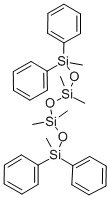 CAS#: 6904-66-1, 1,3,3,5,5,7-Hexamethyl-1,1,7,7-Tetraphenyltetrasiloxane