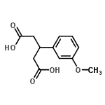 CAS#: 69061-62-7, 3-(3-Methoxyphenyl)pentanedioic acid