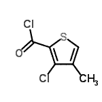 CAS#: 690632-13-4, 3-Chloro-4-methyl-2-thiophenecarbonyl chloride
