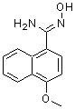 CAS#: 690632-32-7, N'-Hydroxy-4-methoxy-1-naphthalenecarboximidamide