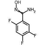 CAS#: 690632-34-9, 2,4,5-Trifluoro-N'-hydroxybenzenecarboximidamide
