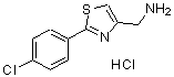 CAS#: 690632-35-0, 1-[2-(4-Chlorophenyl)-1,3-thiazol-4-yl]methanamine hydrochloride (1:1)