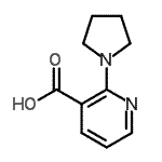 CAS#: 690632-36-1, 2-(1-Pyrrolidinyl)nicotinic acid
